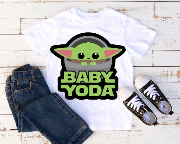 Kids Baby Yoda Shirt